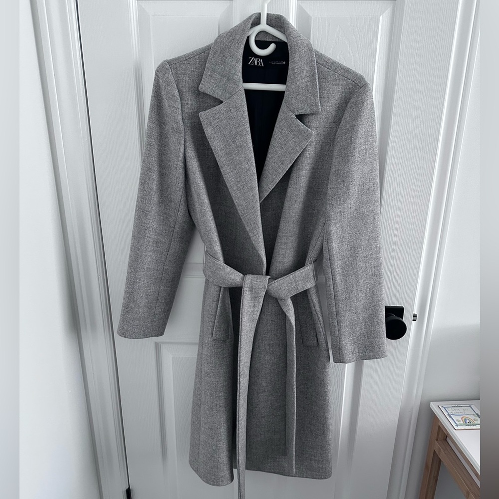Zara Wool-blend Coat - Size medium
